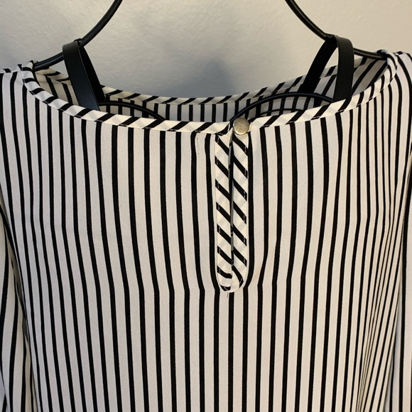 Apt 9 tie front boatneck blouse size s. - Picture 5 of 10